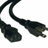 Tripp Lite P007-006 6' 14AWG Desktop Computer Power Cord, Black