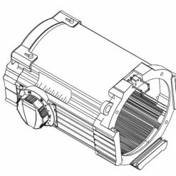 ETC 42550LT 25 To 50 Degree Source Four Zoom Lens Tube