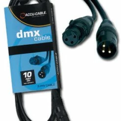 Accu-Cable AC3PDMX15 15' 3-Pin DMX Cable