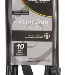 Accu-Cable ECCOM-6 6' 16AWG IEC Male To IEC Female Extension Cord