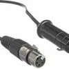 Bescor XLR-CP 16" Cigarette Light Male To 4-Pin XLR-F Cable