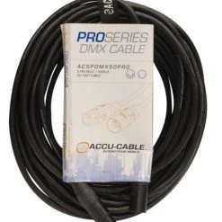 Accu-Cable AC5PDMX50PRO 50' 5-Pin Heavy Duty DMX Cable