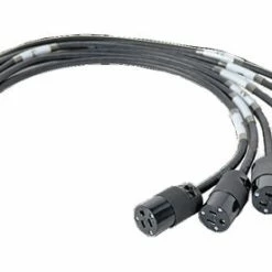 Lex BO100L-6-L620 6' Female NEMA L6-20 To Male LSC19 Break-Out