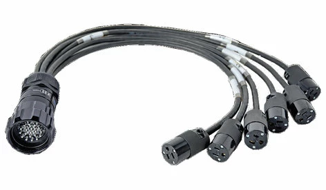 Lex BO100L-6-L620 6' Female NEMA L6-20 To Male LSC19 Break-Out