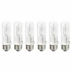 Westcott 6826 150-watt Tungsten Halogen Lamps 6-pack For Spiderlite & ULite
