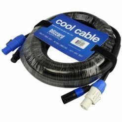 Blizzard DMXPC-25 Powercon To Powercon W/ 3-pin DMX Combo Cable, 25'