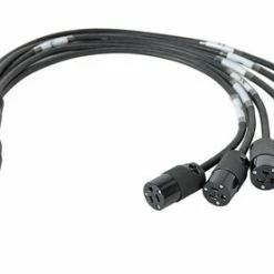 Lex EGBO100-6-515 15 Amp 6-Circuit EverGrip Molded LSC19 To NEMA 5-15 Edison Break-Out