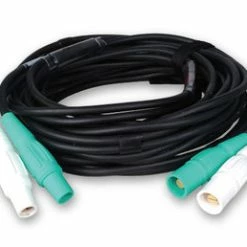Lex FB302W-50 50ft 2-Way Cam Feeder Cable With Green And White Connectors