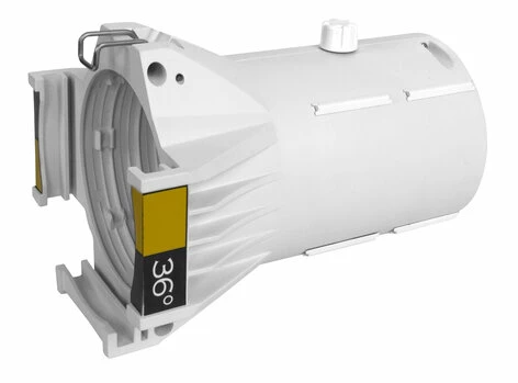 Chauvet Pro OHDLENS-WHT Ovation Ellipsoidal HD Lens Tube In White - Image 3