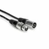 Hosa DMX-305 5' XLR3M To XLR3F DMX Cable