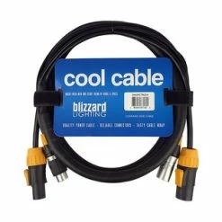Blizzard DMX5PCTRUE-6 Powercon True1 And 5-pin DMX Combo Cable, 6'
