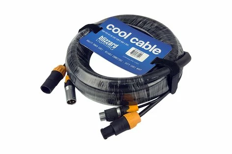 Blizzard DMXPCTRUE-25 Powercon True1 And 3-pin DMX Combo Cable, 25' - Image 2