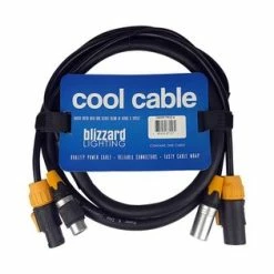 Blizzard DMXPCTRUE-6 Powercon True1 And 3-pin DMX Combo Cable, 6'