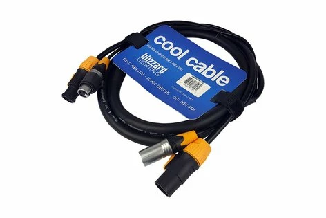 Blizzard DMXPCTRUE-6 Powercon True1 And 3-pin DMX Combo Cable, 6' - Image 2