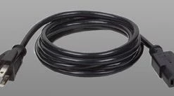 Tripp Lite P010-012 12' 18AWG Desktop Computer Power Cable, Black