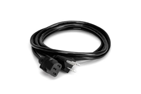 Hosa PWC148 8' IEC C13 To NEMA 5-15P Power Cord, 18 AWG - Image 2