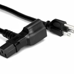 Hosa PWD401 1' Piggyback IEC C13 To NEMA 5-15P Power Cord, 14 AWG