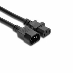 Hosa PWL-403 3' IEC C14 To IEC C13 Power Extension Cord