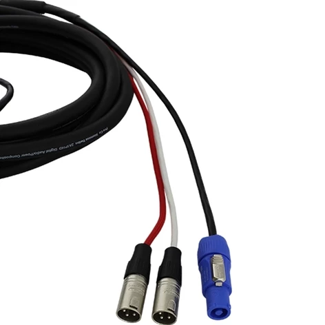 Pro Co EC5-25 25' Combo Cable With Dual XLR And PowerCon - Image 2