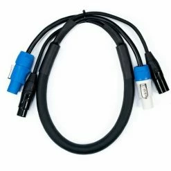 Accu-Cable AC3PPCON3 3' 3-Pin DMX And PowerCON Cable