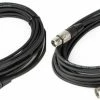 Cable Up DMX-XX310-TWO-K DMX 3-Pin Lighting Cable Bundle (2) Pack Of DMX-XX3-10 DMX Cables
