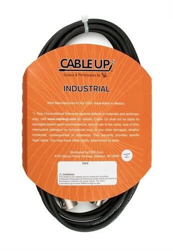 Cable Up DMX-XX310-FOUR-K Cable, DMX 3pM-3pF 10ft 4-Pack - Image 4