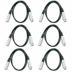 Cable Up DMX-XX525-TEN-K Cable, DMX 5pM-5pF 25ft 10-Pack
