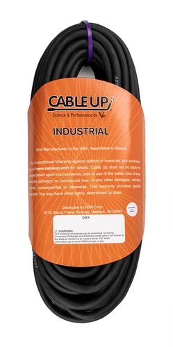 Cable Up DMX-XX5-50-RST-01 50 Ft 5-Pin DMX Male To 5-Pin DMX Female Cable - Image 3