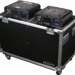 Odyssey FZMH250X2W 21"x35.5"x36" Dual Lighting Case With Wheels