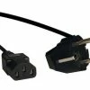 Tripp Lite P054-006 6' 17AWG European Computer Power Cord, Black